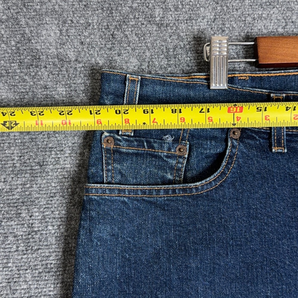 Vintage Levi's 550 Jeans Womens 24 Relaxed Tapered Leg High Rise Dark Wash Denim - Picture 10 of 13